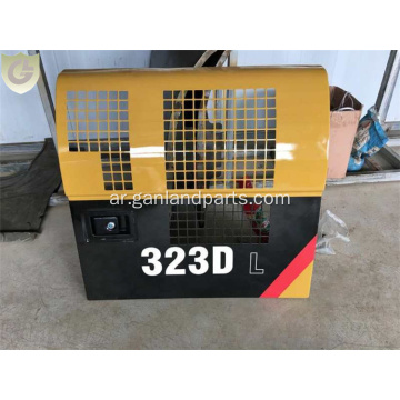 Cat Caterpillar 323D L أغطية ورقة الحفارات المعدنية